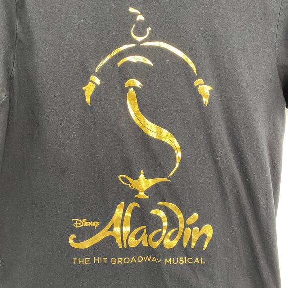 Disney Aladdin Broadway Musical Graphic T Shirt Cotton Size Medium - Picture 4 of 4